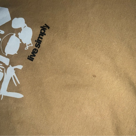 Patagonia Yellow “Live Simply” T-Shirt - Picture 4 of 4